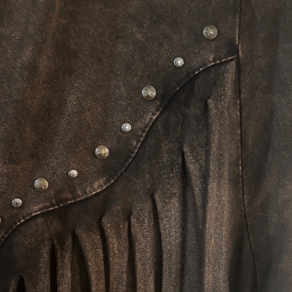 T Party Fashion Dark Brown Short Sleeve Tee - Picture 4 of 4